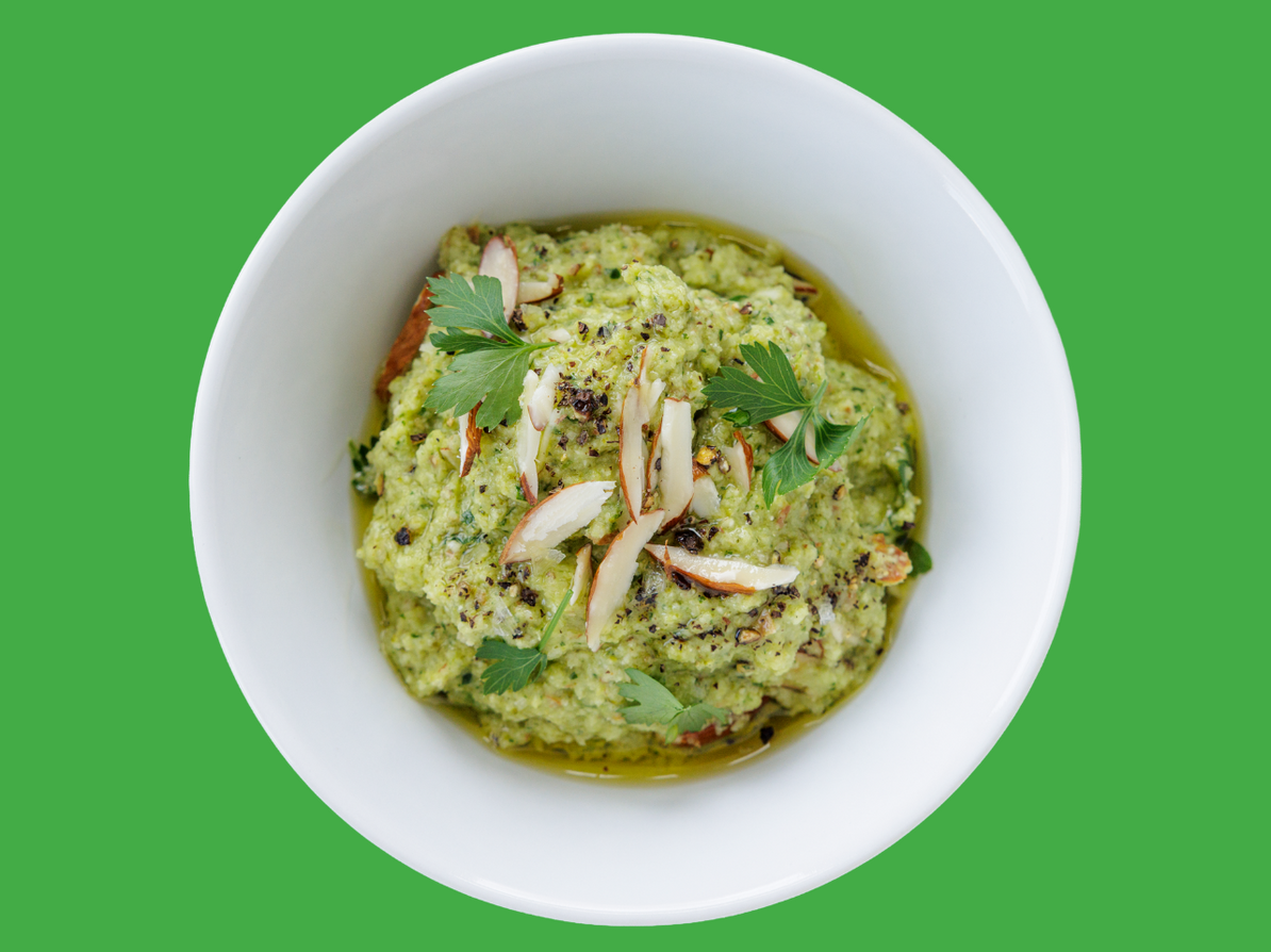 Spread lavet på broccoli