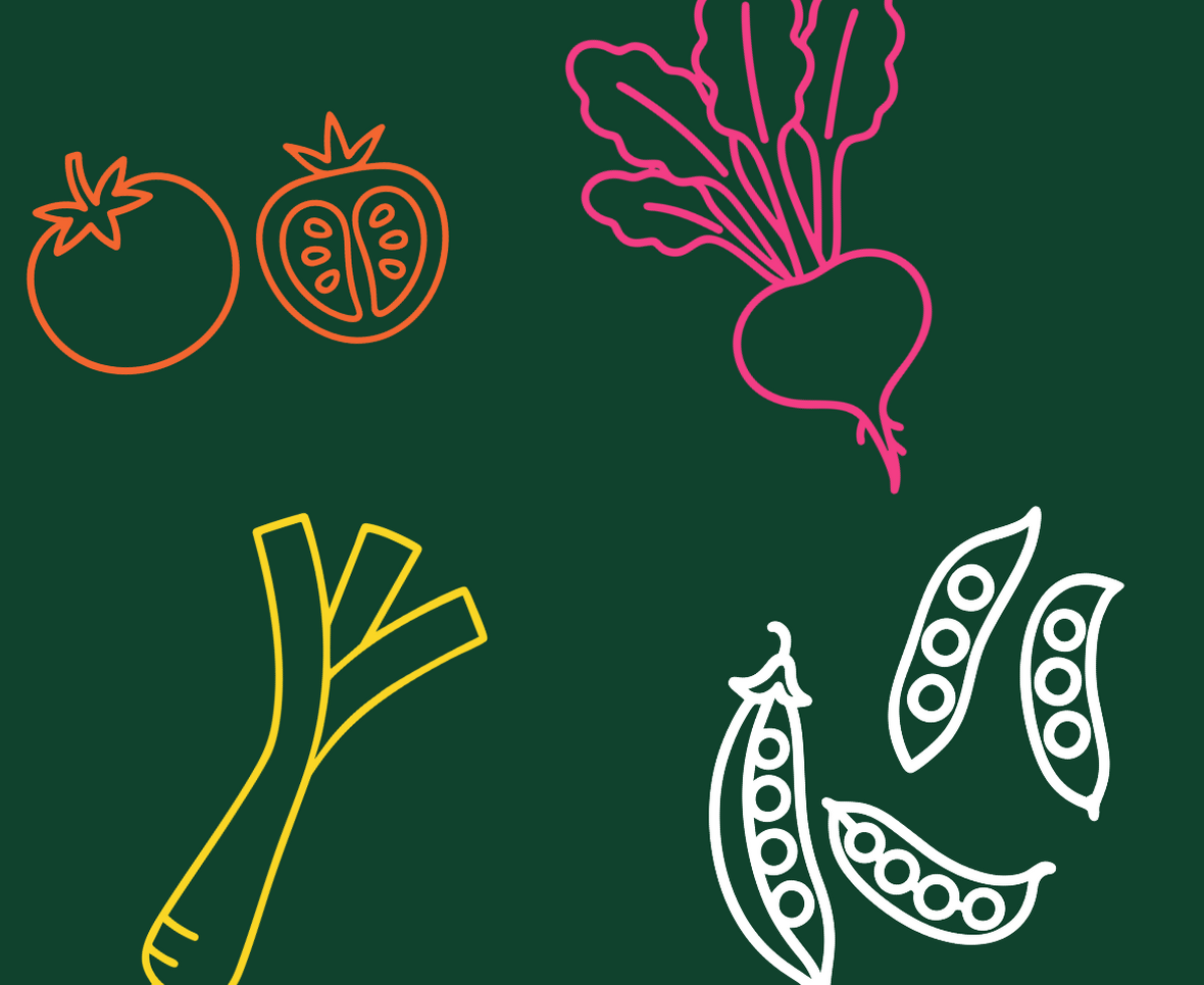 illustrationer af grøntsager